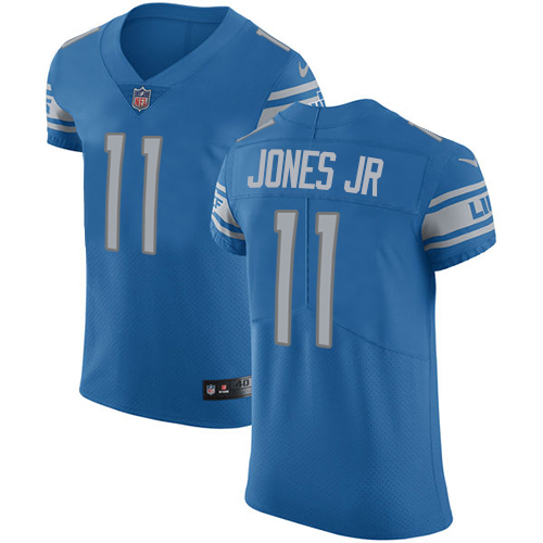 Nike Lions #11 Marvin Jones Jr Blue Team Color Men's Stitched NFL Vapor Untouchable Elite Jersey - Click Image to Close